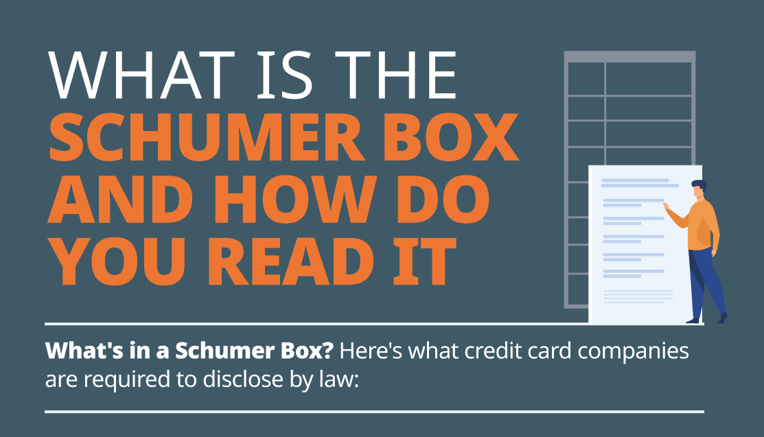 Don’t sign up for another credit card until you know all about the Schumer box.