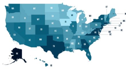 Average Credit Card Debt State-By-State