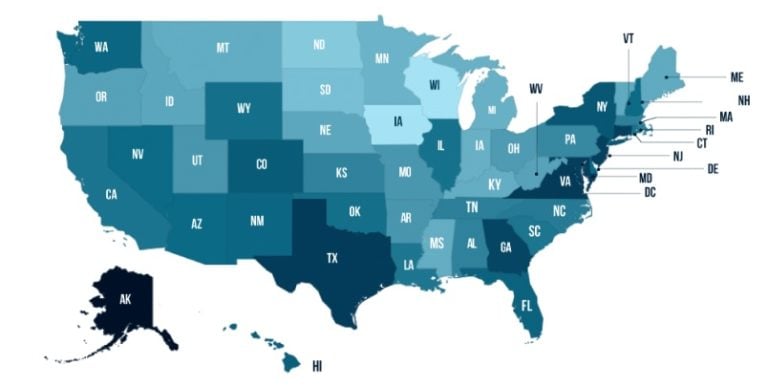 Average Credit Card Debt State-By-State