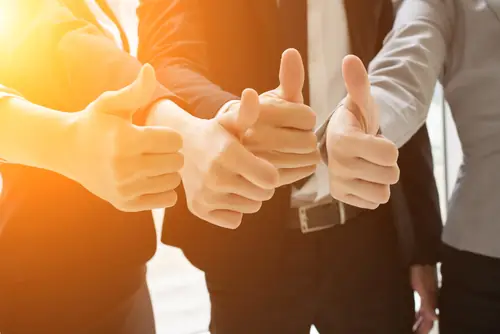 four thumbs ups